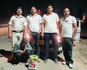 स्पेशल डिटेक्शन टीम ने पकड़ी साल की सबसे बड़ी चरस की खेप , कुल्लू का युवक गिरफ्तार